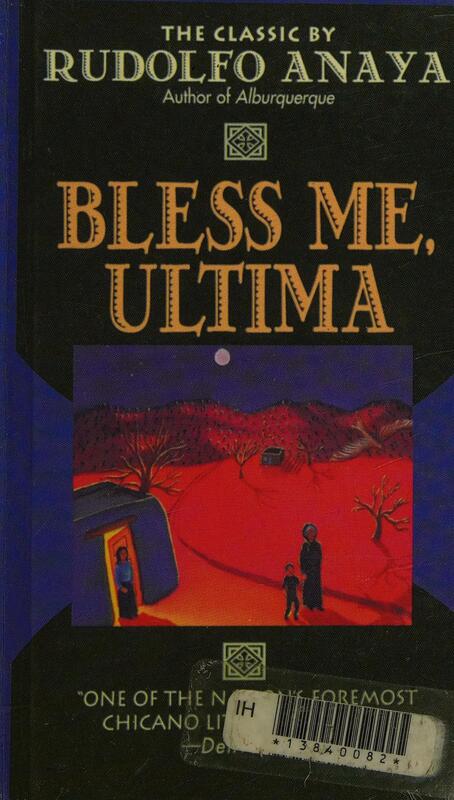Book cover for Bless Me, Ultima by Rudolfo Anaya