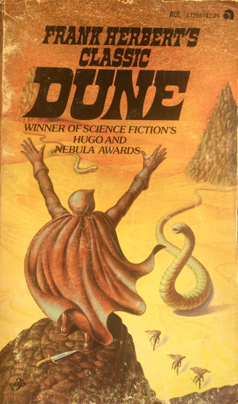 Book cover for Dune by Frank Herbert